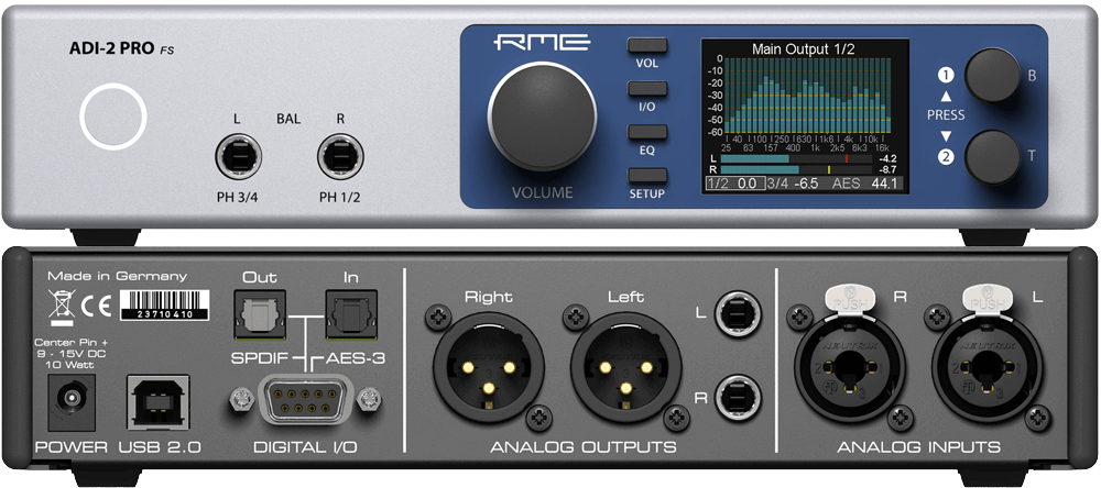 ADI-2 Pro | High-end USB Audio Converter & Headphone Amp - rme-usa.com