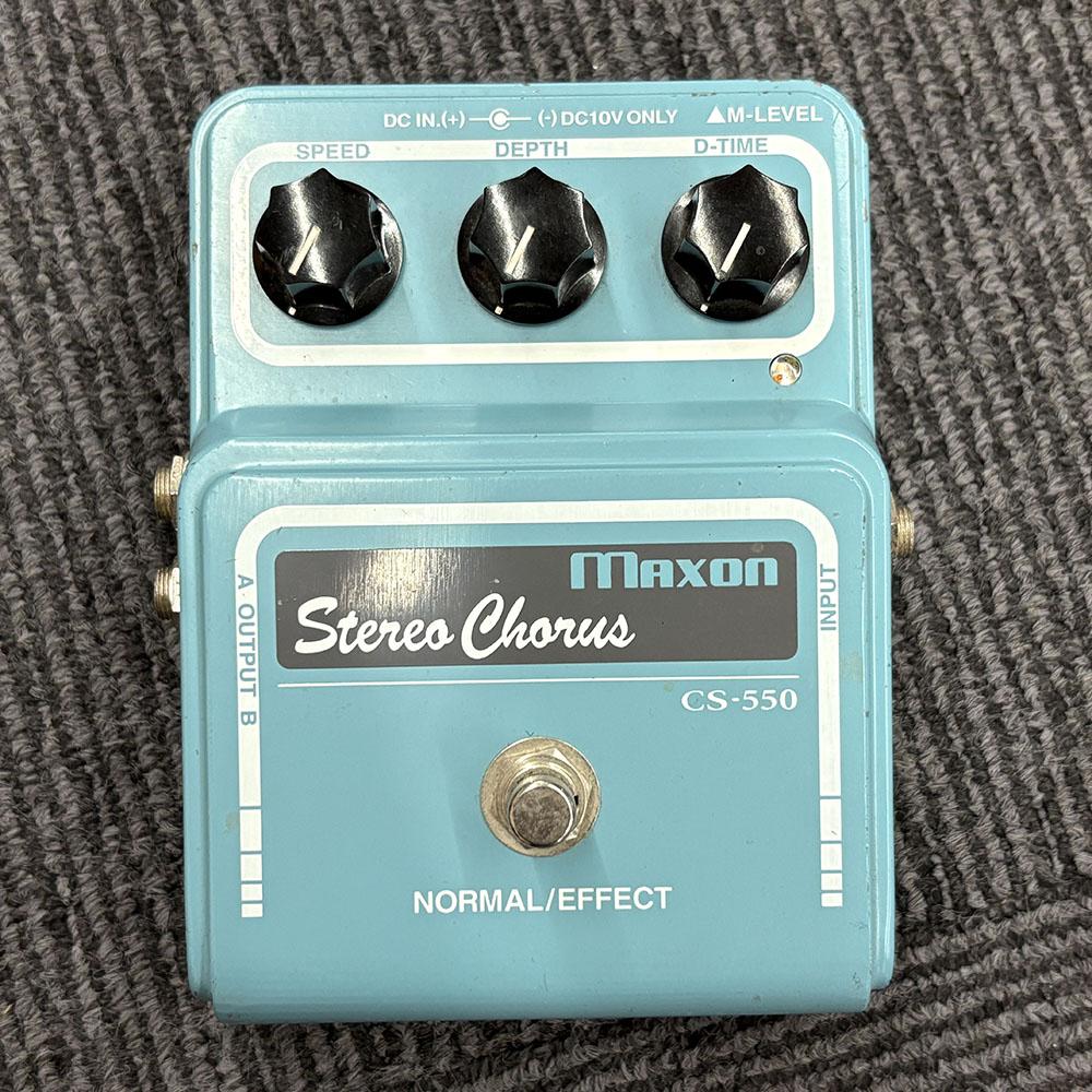 ギター Maxon CS-550 Stereo Chorus Amazon.co.jp: Maxon ギターエフェクター Stereo Chorus コーラス
