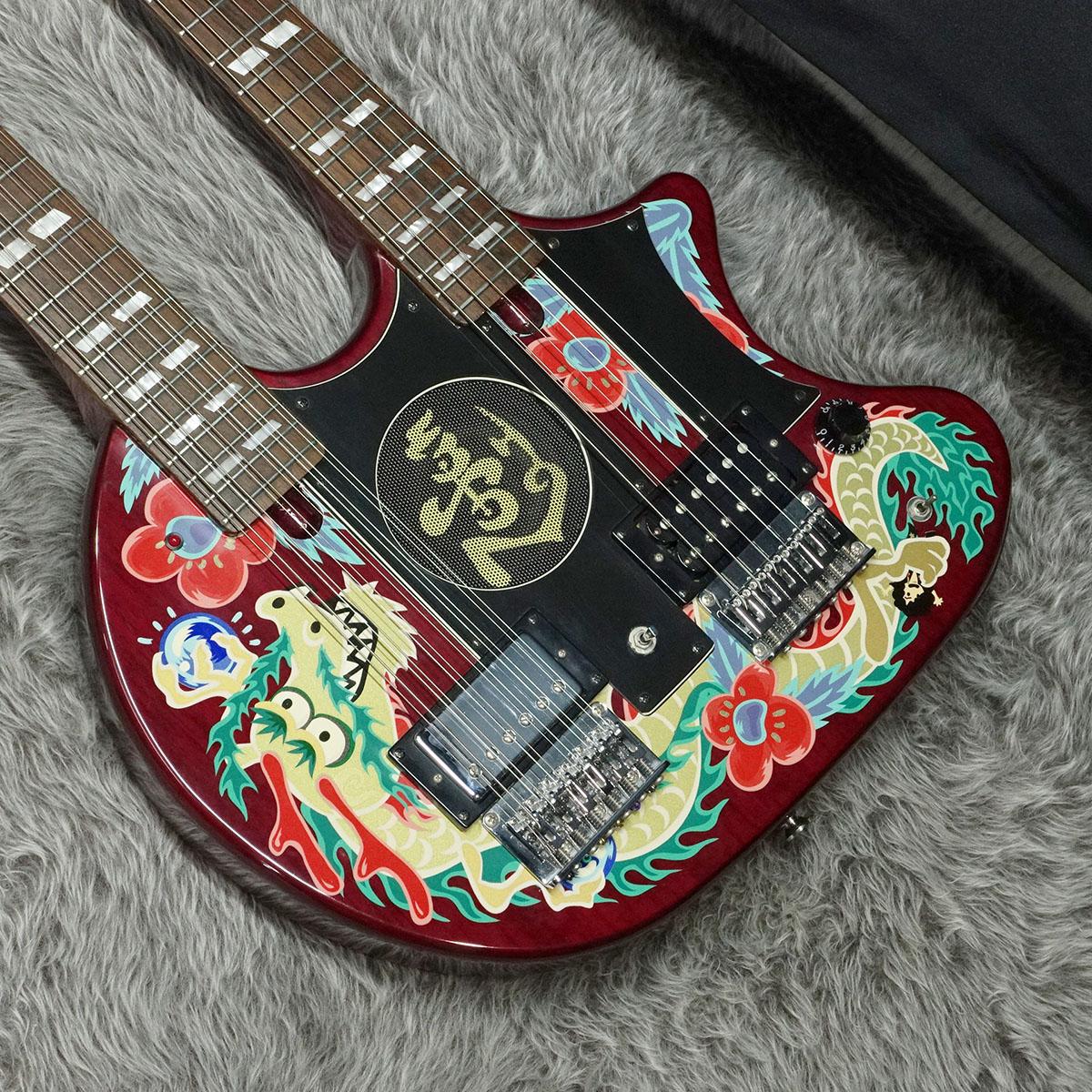 FERNANDES ZO-3 hideサイケペイントモデル/フェルナンデス FERNANDES PAINT-ZO スピーカー内蔵エレキギター ZO-3(フェルナンデス