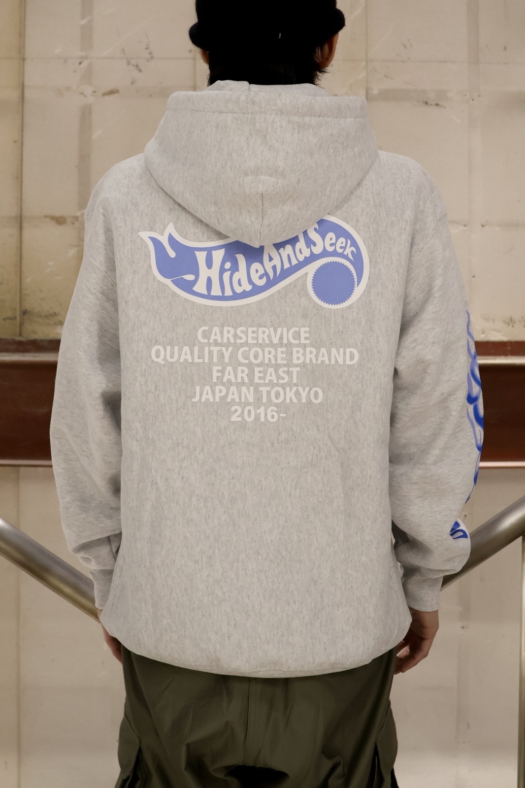 HideandSeek HIDEANDSEEK×CarService Hooded Sweat Shirt HSCS-010225