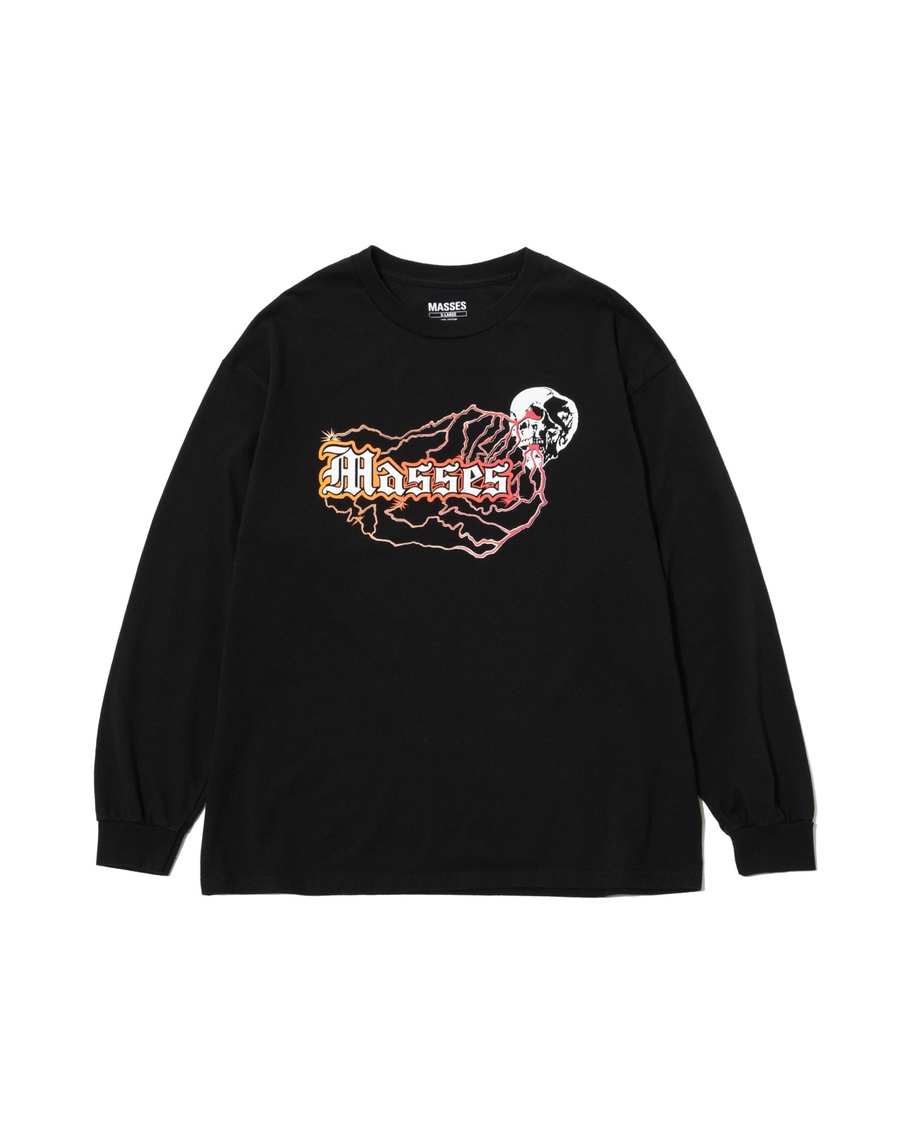 MASSES T-SHIRT L/S SKULL THUNDER M004 公式通販