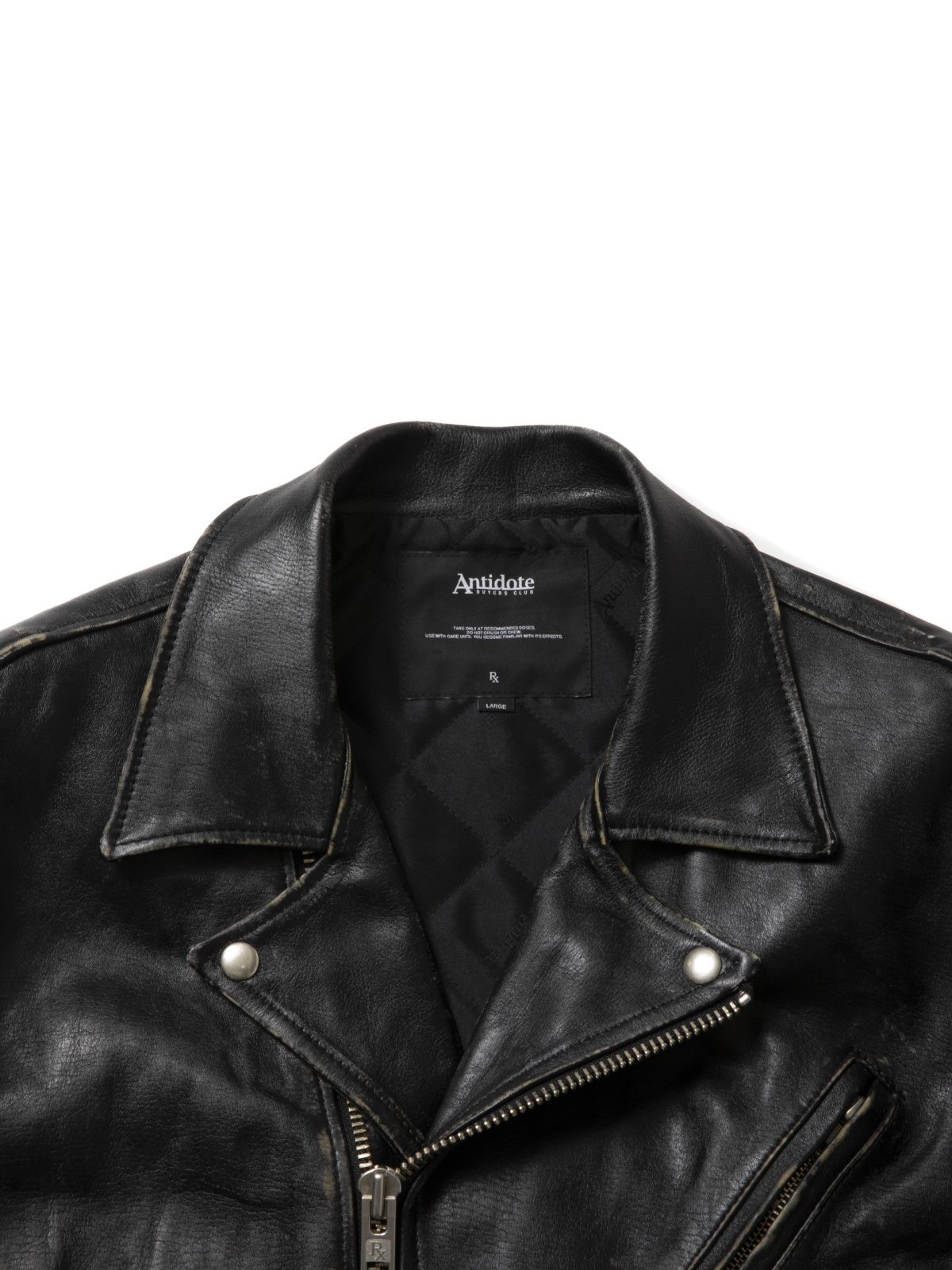 ANTIDOTE BUYERS CLUB Leather Double Riders Jacket ABCAW25JKT01