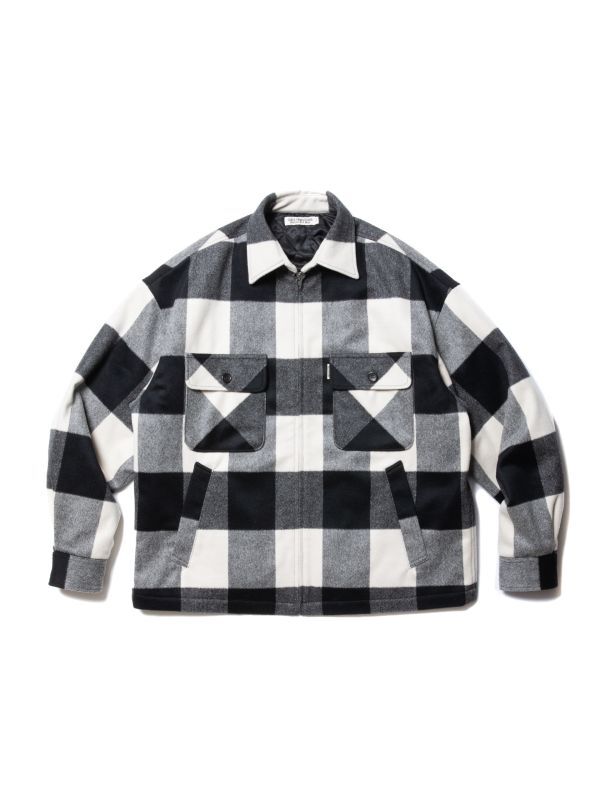 COOTIE Buffalo Check Wool Zip Up CPO Jacket CTE-23A214 公式通販