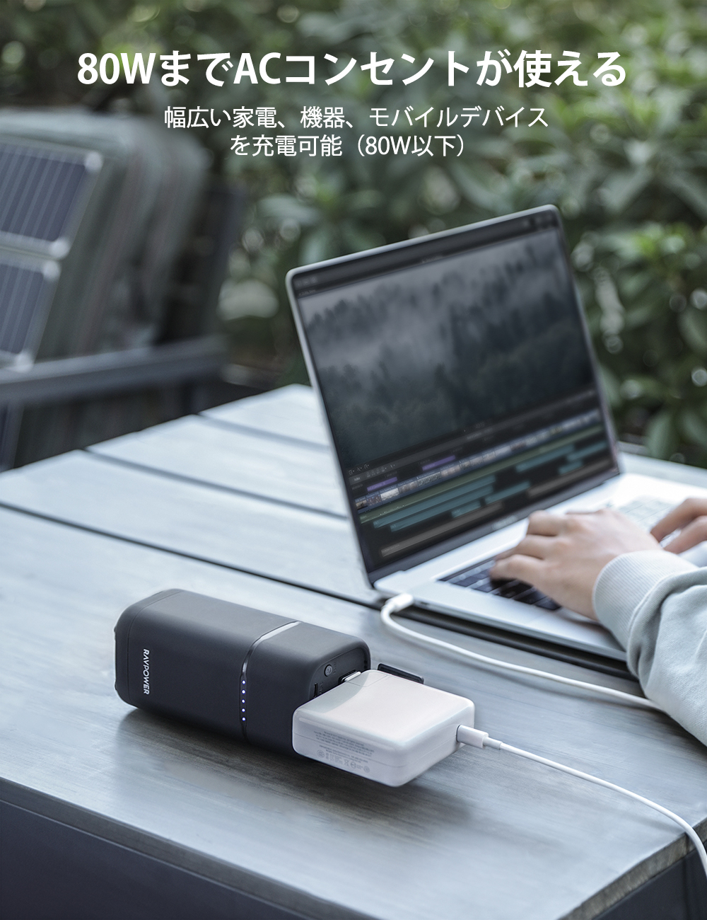 ポータブル電源 RP-PB054 Pro【20000mAh / AC80W出力 / PD対応