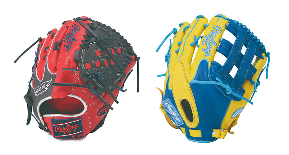Rawlings 軟式グローブ カラフル Rawlings 軟式用グローブ カラフル