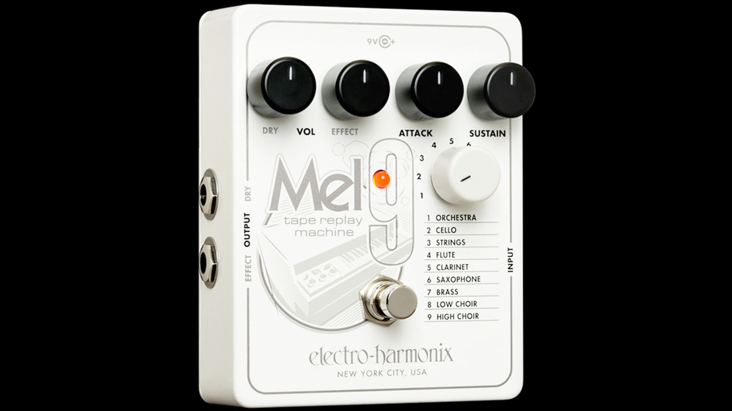 名機メロトロンのサウンドをギターで再現！？electro-harmonix Mel9