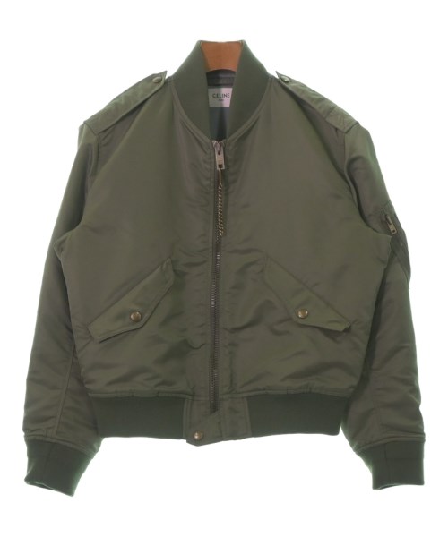 CELINE（セリーヌ）ミリタリーブルゾン カーキ サイズ:S メンズ