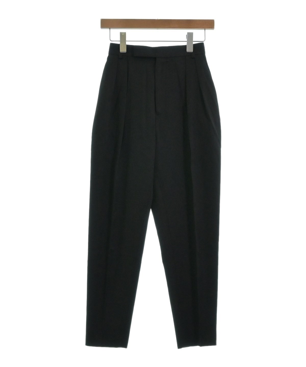 CELINE（セリーヌ）スラックス 黒 サイズ:34(XXS位) レディース