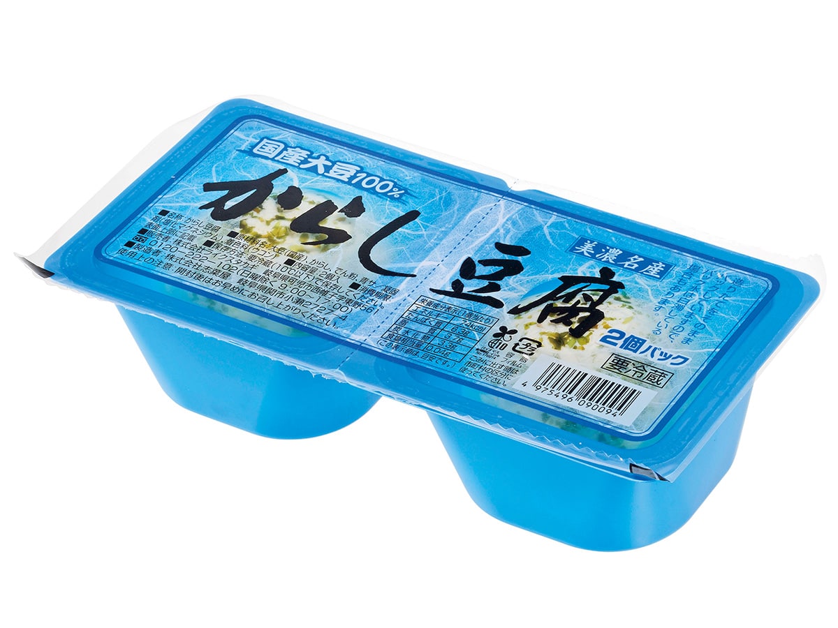 国産大豆100％からし豆腐｜季節商品｜商品紹介｜株式会社ライクスタカギ