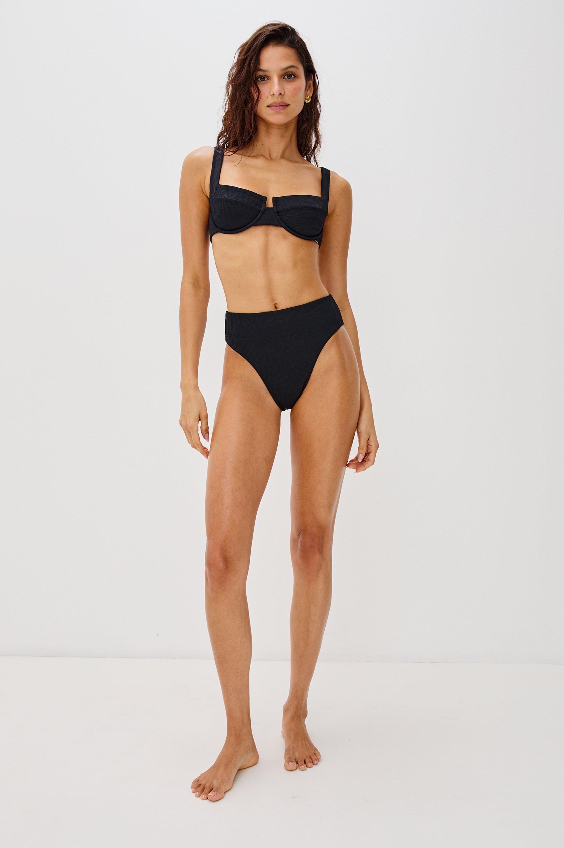 RAILS X LSPACE BIANCA BIKINI TOP - BLACK – Rails