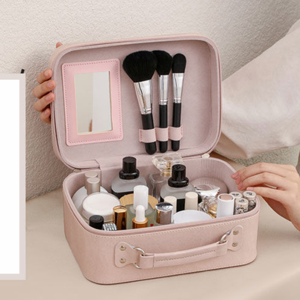 楽天市場】メイクボックス 持ち運び ［ ナチュメイプル ] コスメ収納