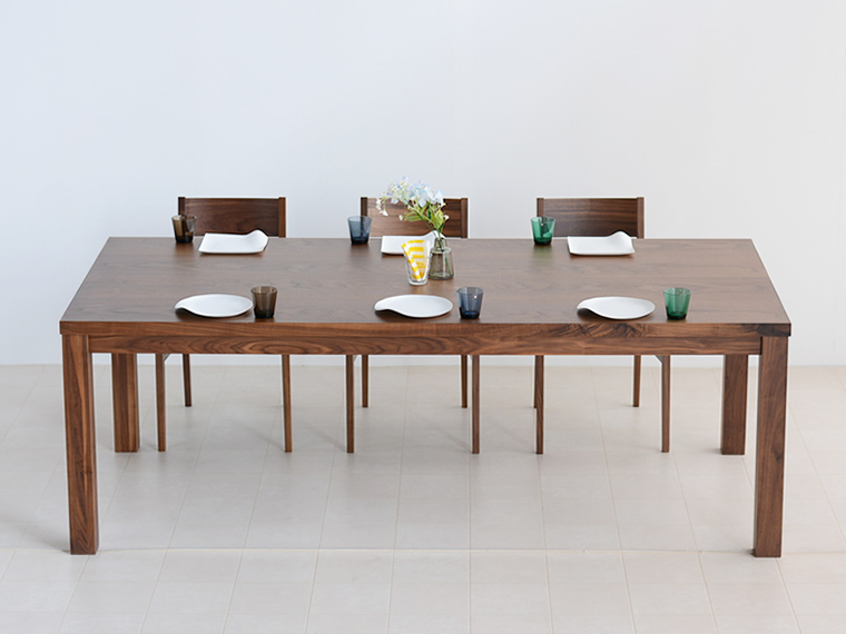 ダイニングテーブル 6人 8人掛け ダイニング ウォールナット オーク