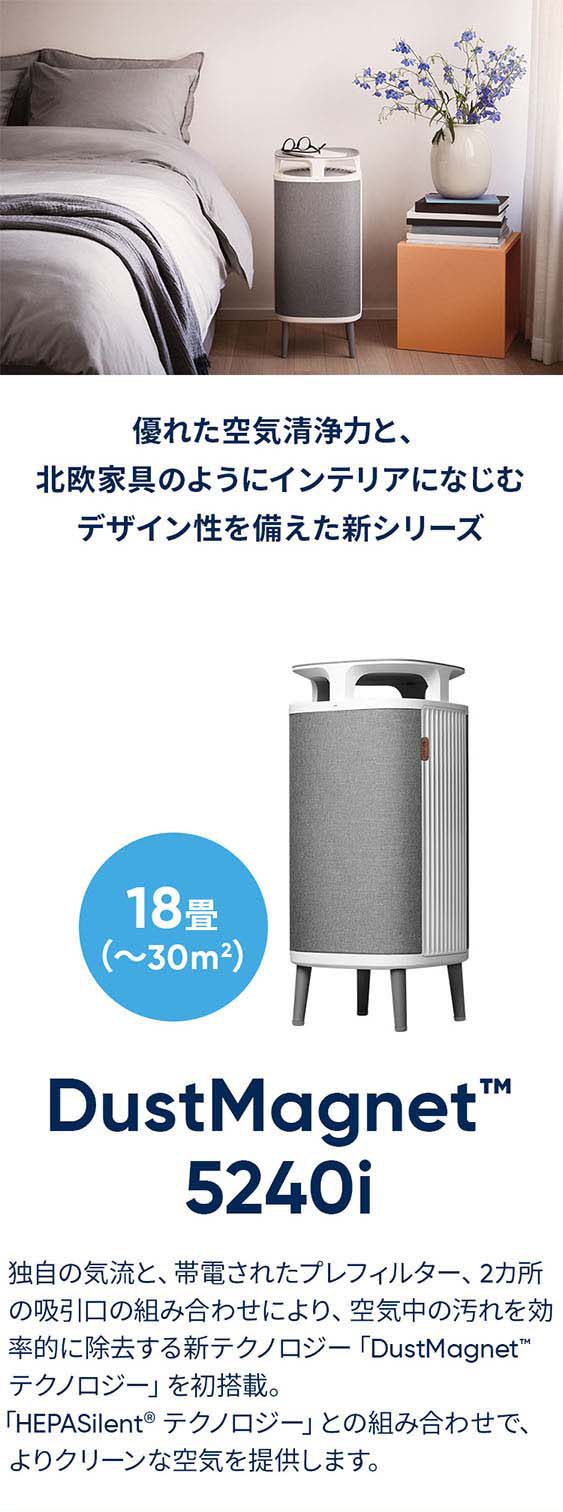 楽天市場】空気清浄機 ブルーエア ダストマグネット 5240i 18畳 ペット