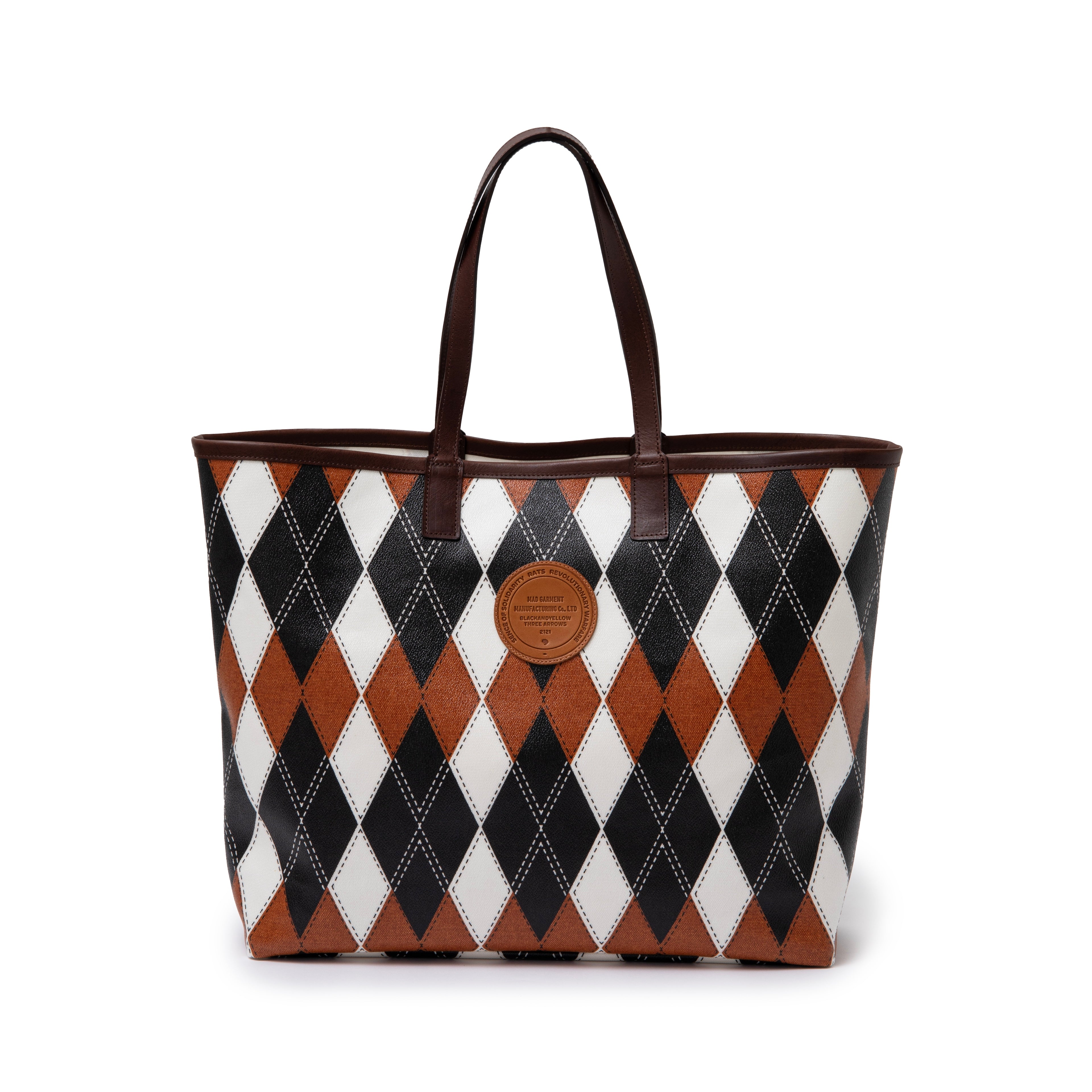 RATS]ARGYLE TOTE BAG/BROWN – R&Co.