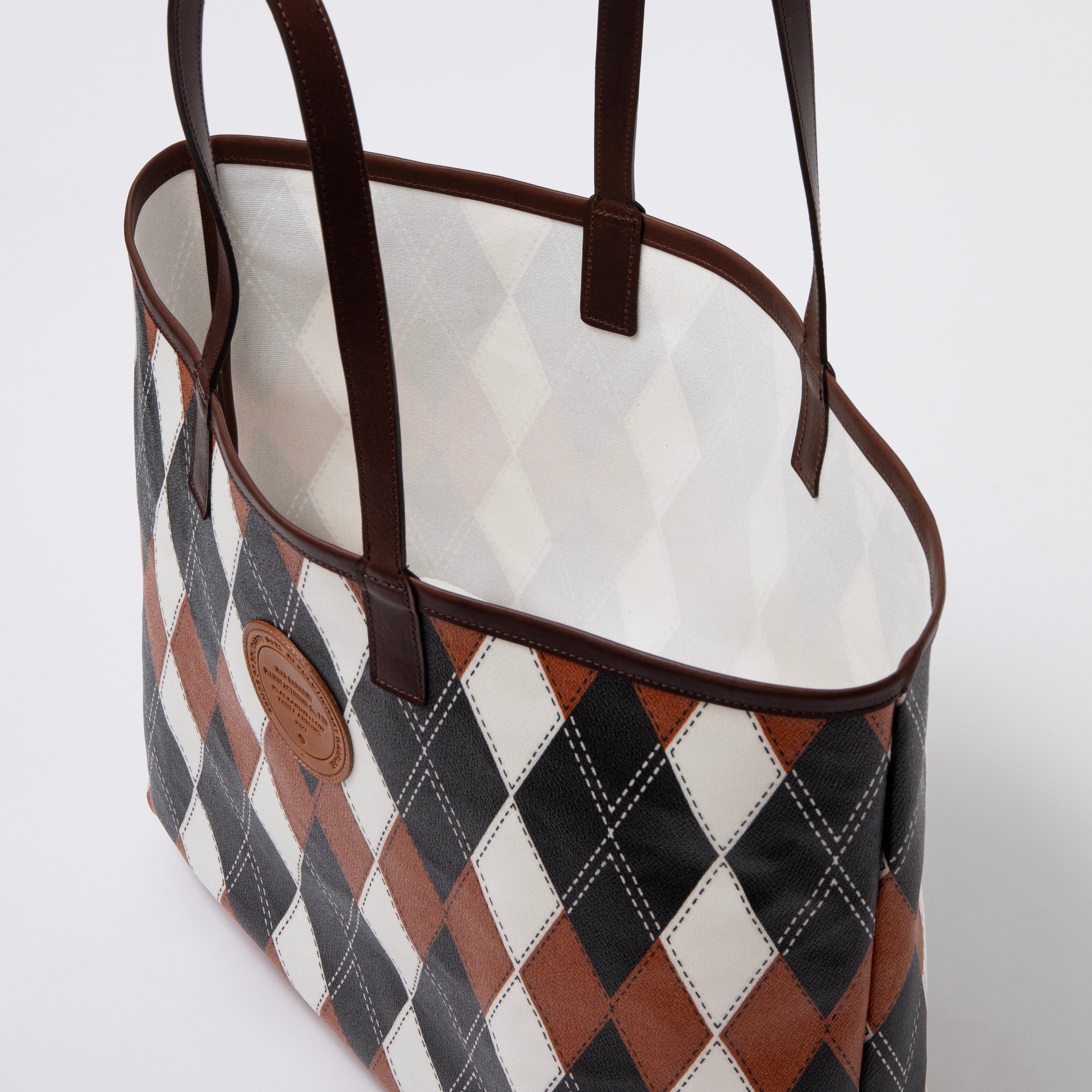 RATS]ARGYLE TOTE BAG/BROWN – R&Co.