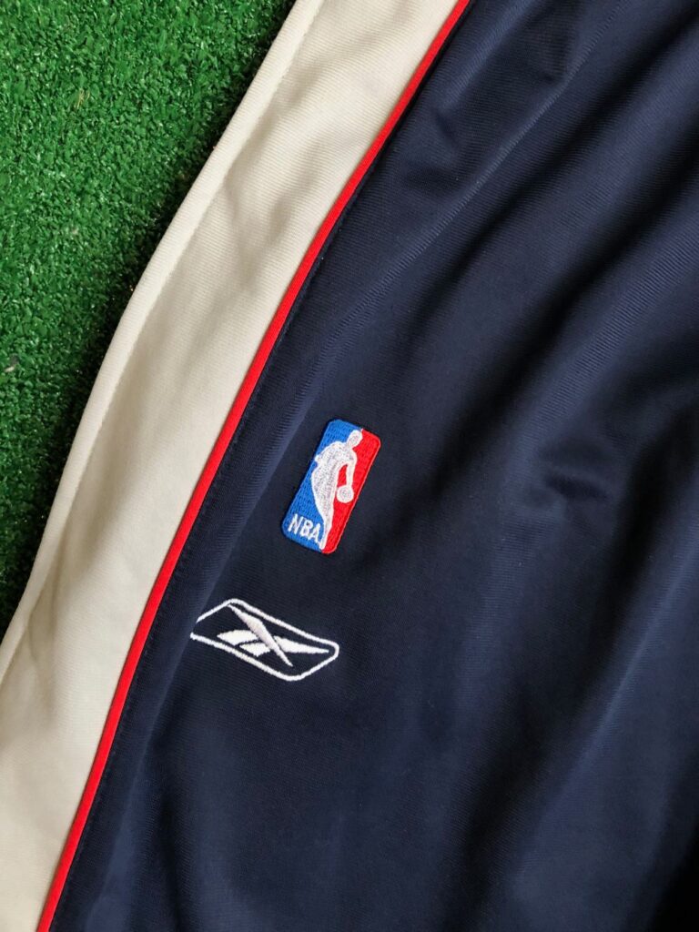 00's New Jersey Nets Authentic Reebok NBA Warm Up Pants Size Large