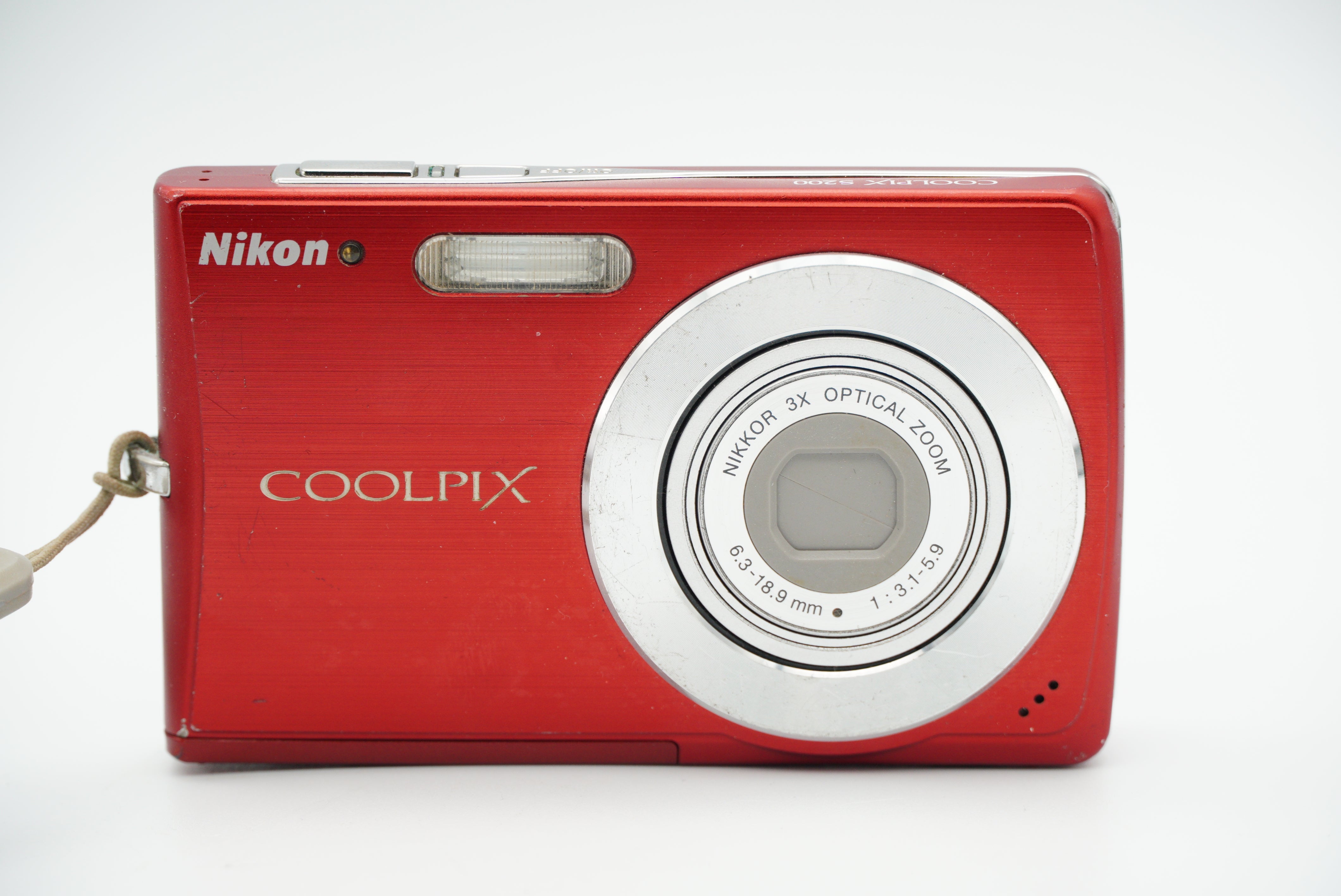 Nikon Coolpix S200 Digital Camera – Red – Retro Cameras Ireland