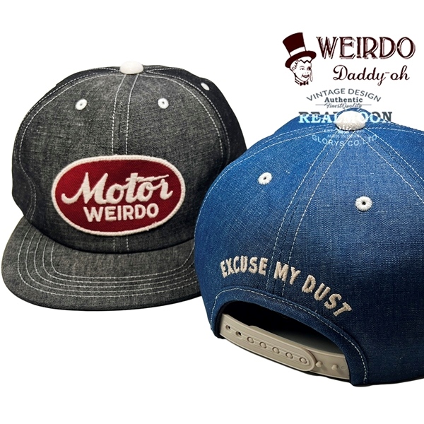 WEIRDO デニムトラッカーキャップ No.WRD24SSG01 