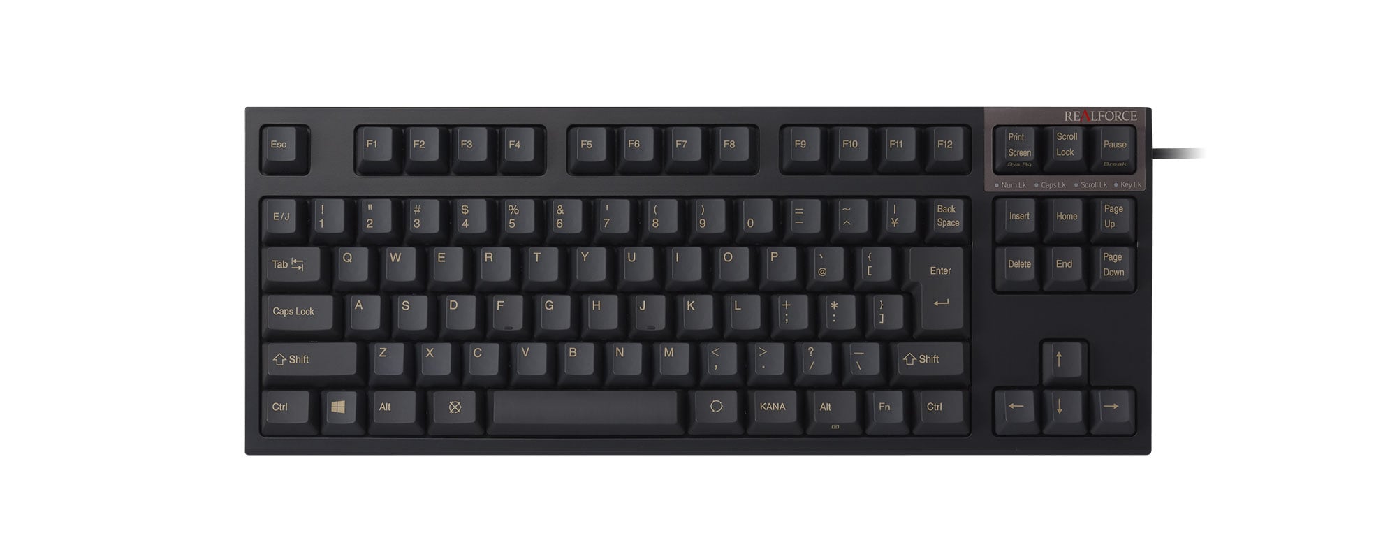 製品 : REALFORCE TKL S / R2TLS-JP4-BK | REALFORCE | 日本製