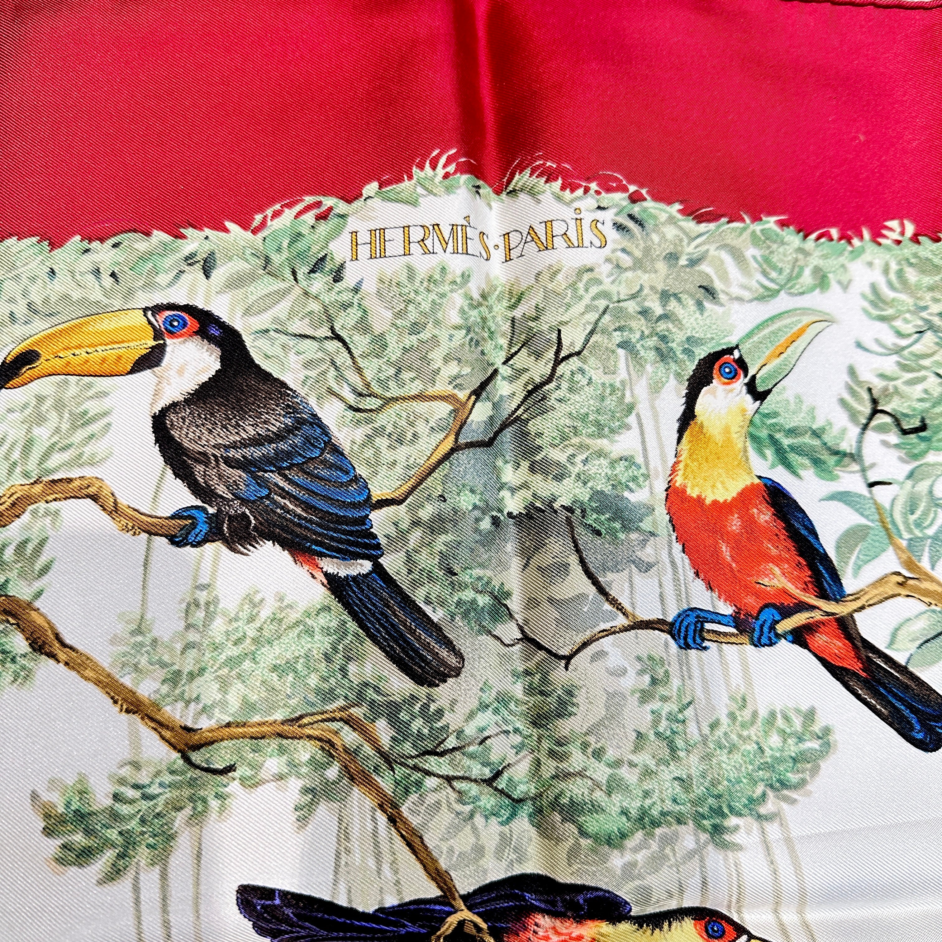 HERMES エルメス カレ90 スカーフ 赤道直下