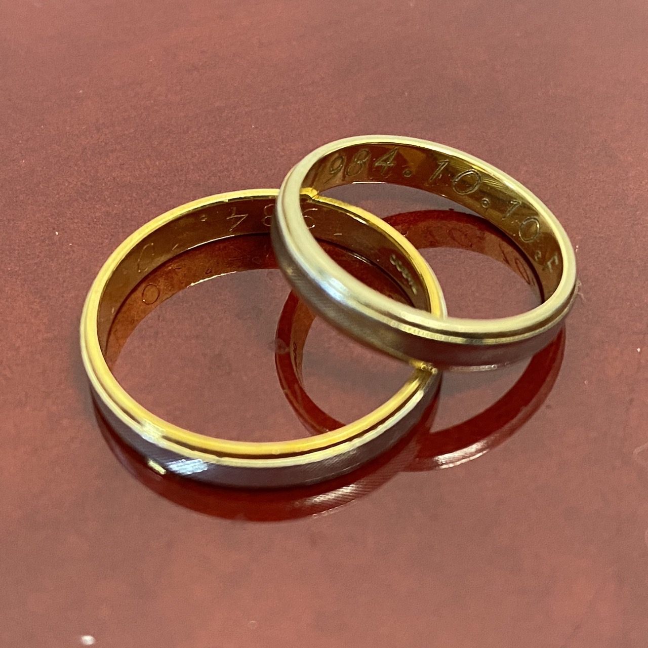結婚指輪】K18・Pt900 18金 プラチナ コンビ リング 買取価格をご紹介