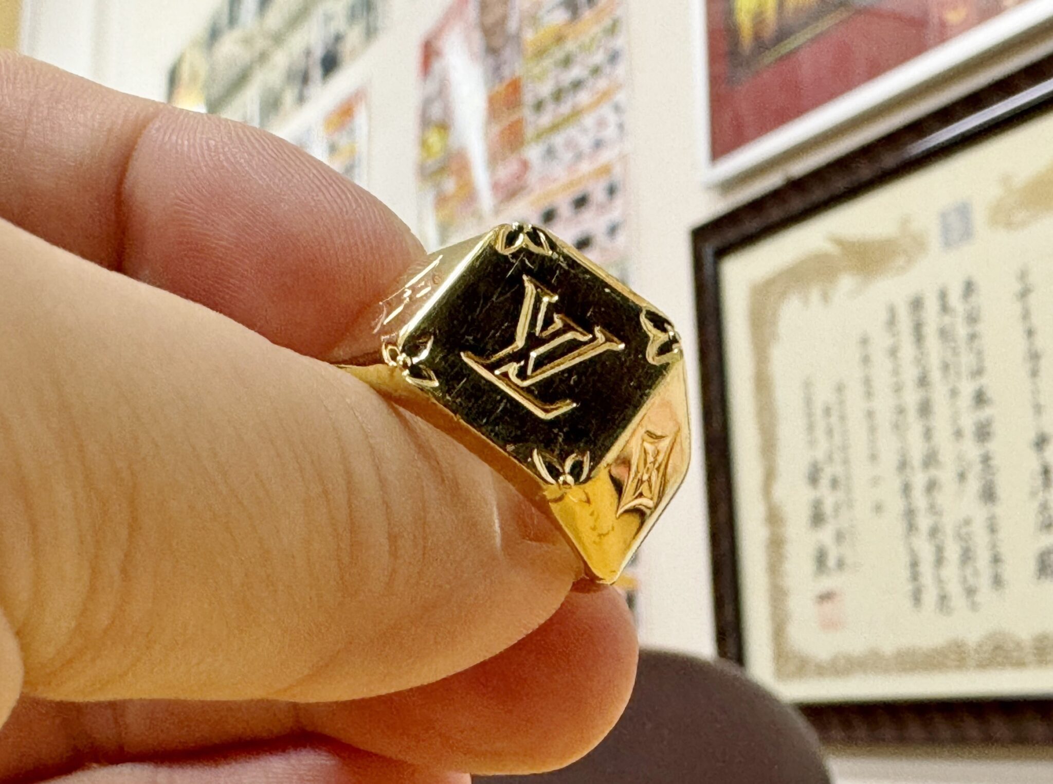 LOUIS VUITTON(ルイヴィトン) M80190 シグネットリング モノグラム M