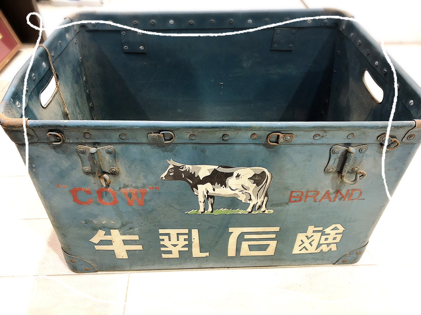 ☆大牟田市のお客様より牛乳石鹸 ボテ箱 レトロ商品 雑貨 置物 自宅