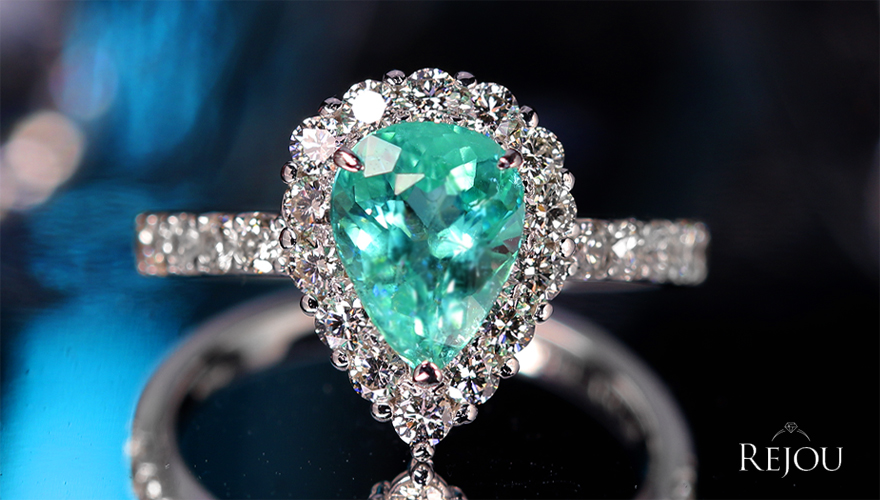 第353回抽選販売＞パライバトルマリン 1.5ct ハートアンドキューピッド