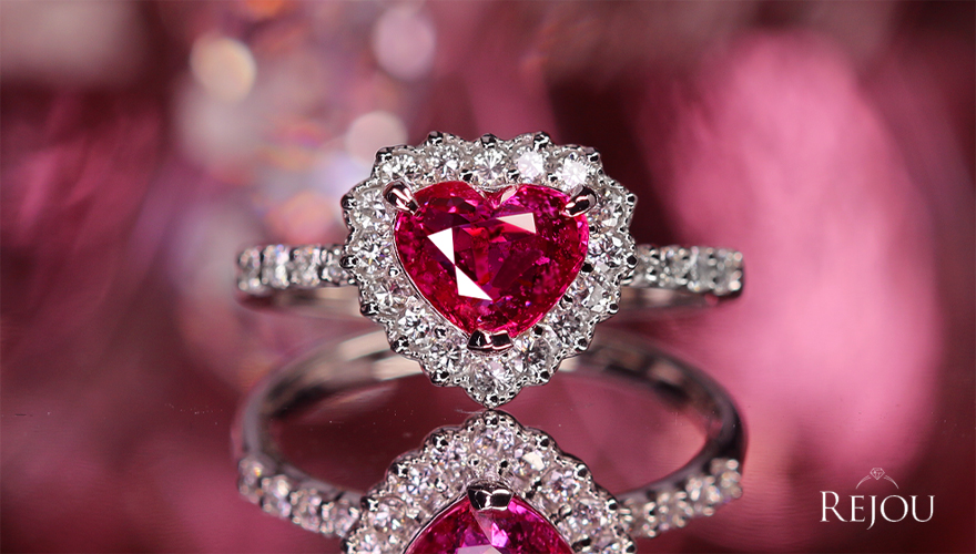 第392回抽選販売＞非加熱ハートシェイプピンクサファイア 1.3ct