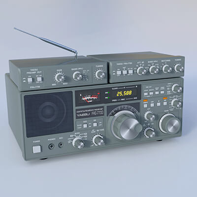 Yaesu Frg-7700 Receiver 3D Model by GMArtworks
