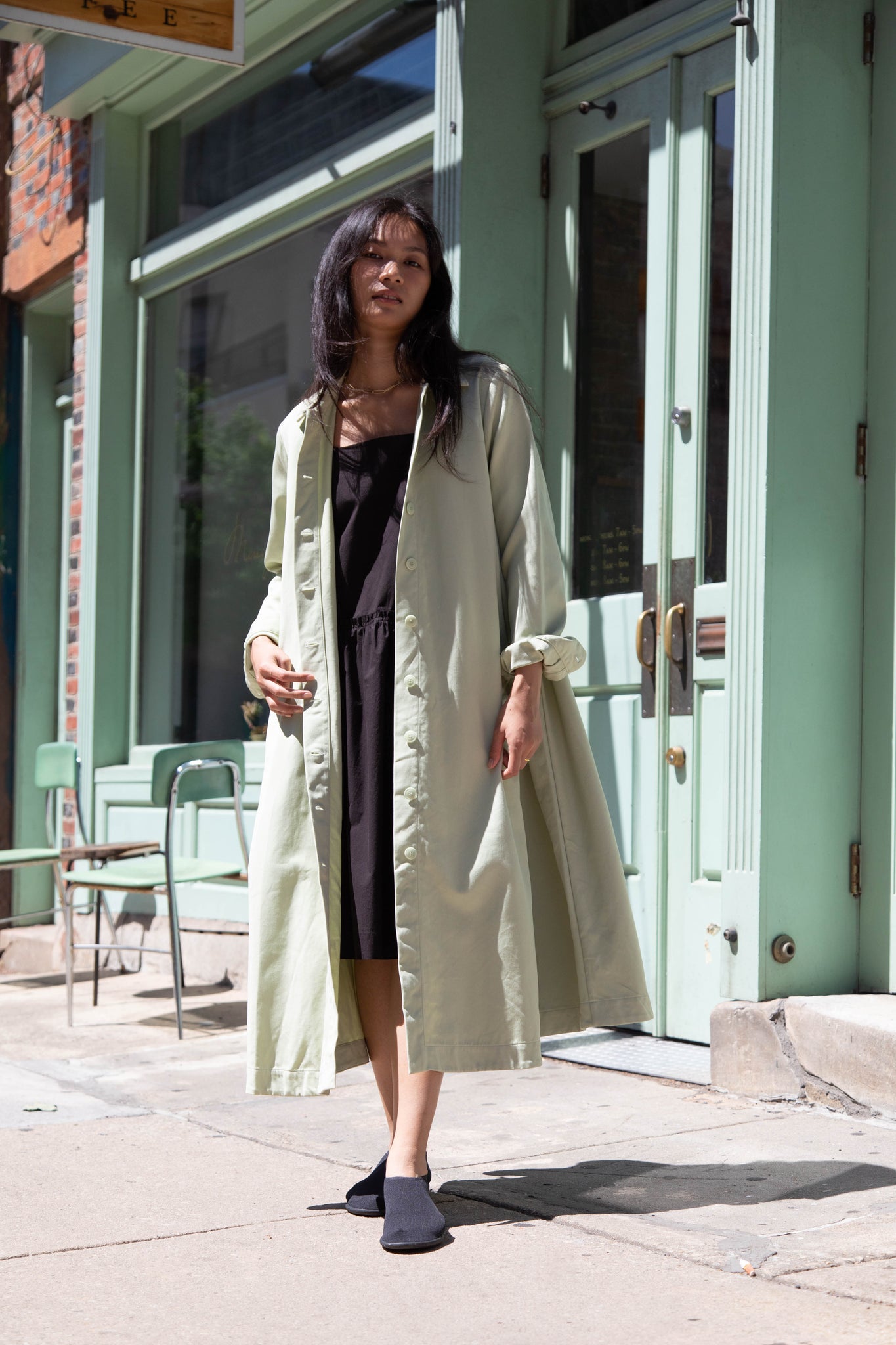 rennes — Casey Casey | Isa Coat in Jade