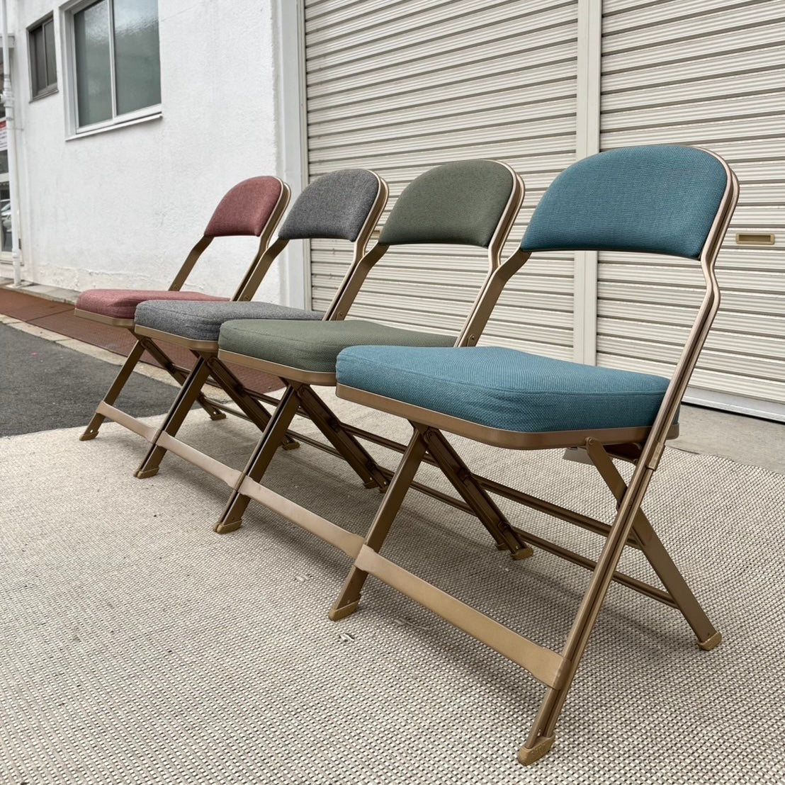 クラリン CLARIN フルクッションフォールディングチェア 折り畳み椅子