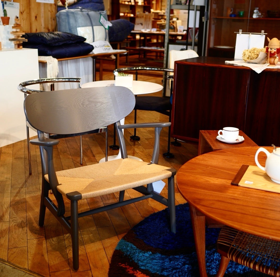 ウェグナー CH22 限定品 slate色 レザークッション付き ウェグナー