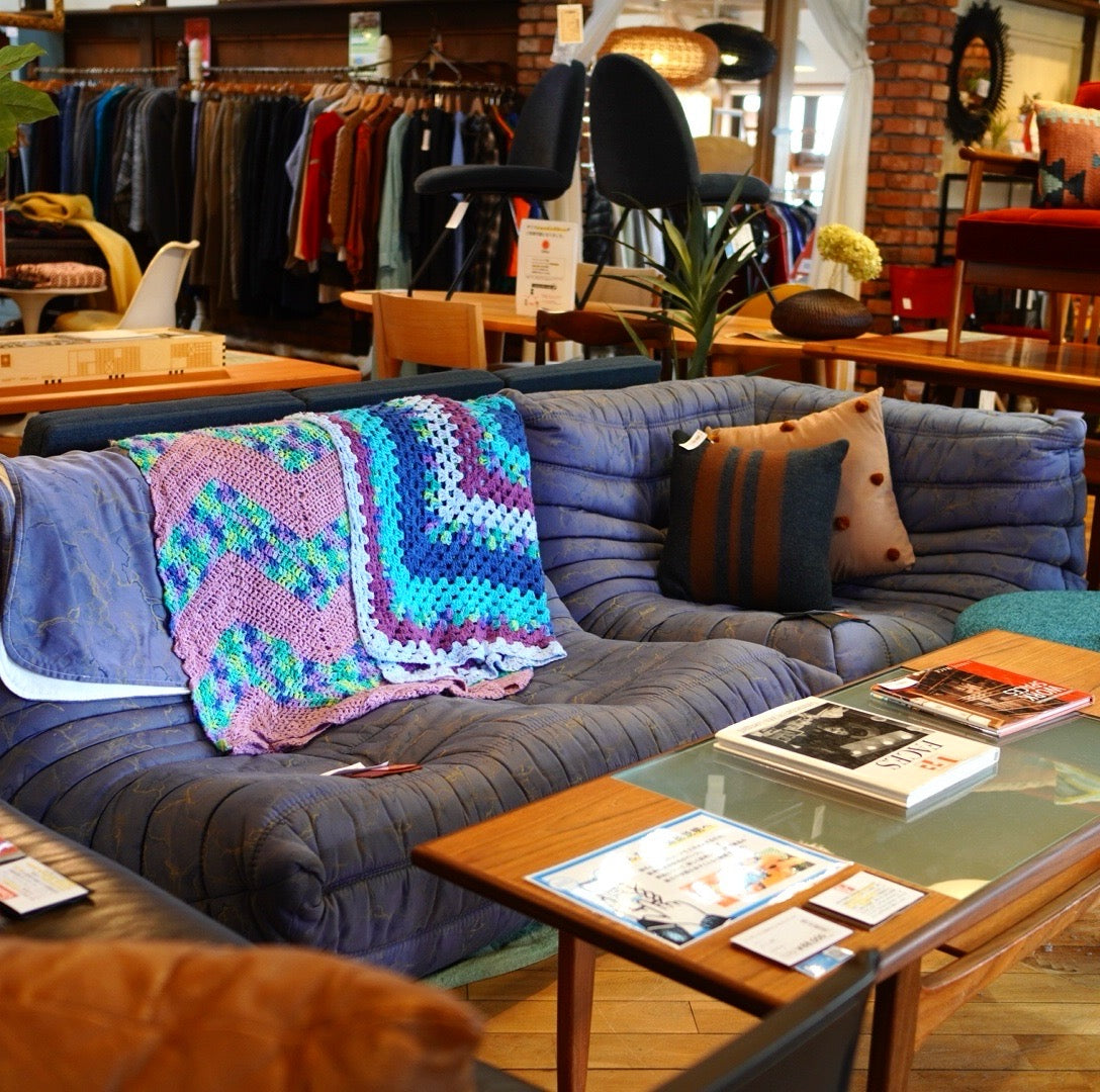 リーン・ロゼ ligne roset トーゴ 3Pソファ 3人掛け キルトカバー付き