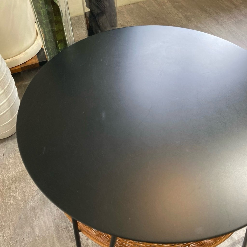 イデー / IDEE ワラビー ローテーブル ラウンドブラック 中古 モダン