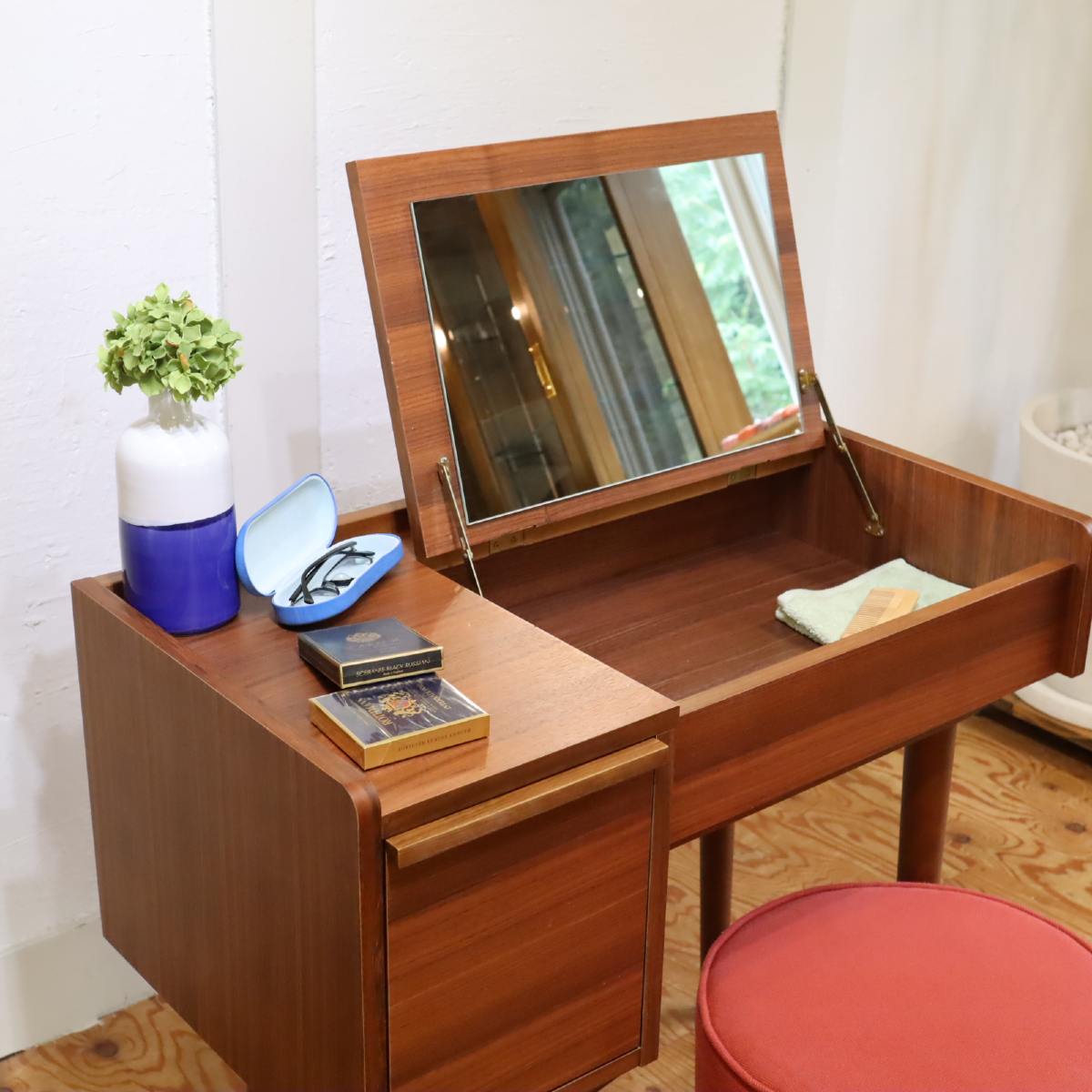 unico / ウニコ ALBERO / アルベロ ドレッサー スツールセット 北欧 中古