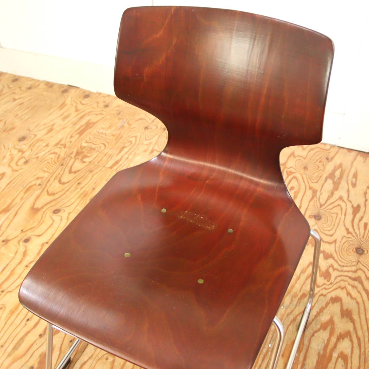 パグホルツ / PAGHOLZ プライウッドチェア 【4】スタッキング ドイツ