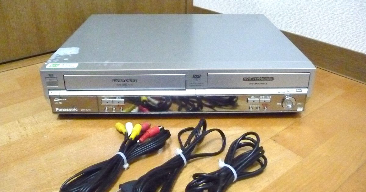 DVDレコーダー Panasonic DMR-E75V パナソニック VHS ダブルデッキ DVD