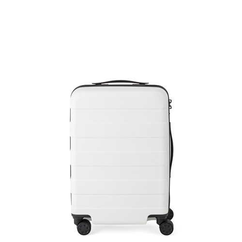 1-3泊] 無印 バーを自由に調節できる ハードキャリーケース 36L オフ白