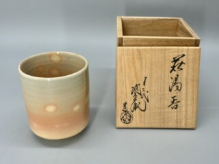 人間国宝 島岡 達三 作 『地釉象嵌 縄文壺』 買取価格相場｜骨董品買取