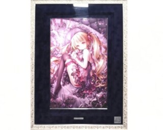 天野タケル シルクスクリーン 絵 Venus & Caudex サイン入り 天野