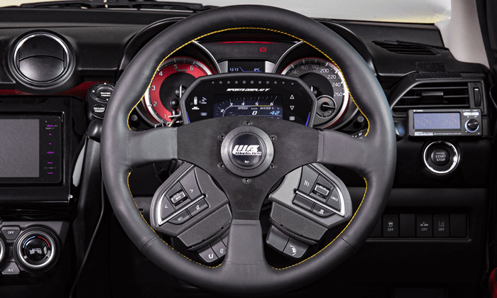 SRD（SUZUKI）純正ステアリングスイッチ移設キット | worksbell