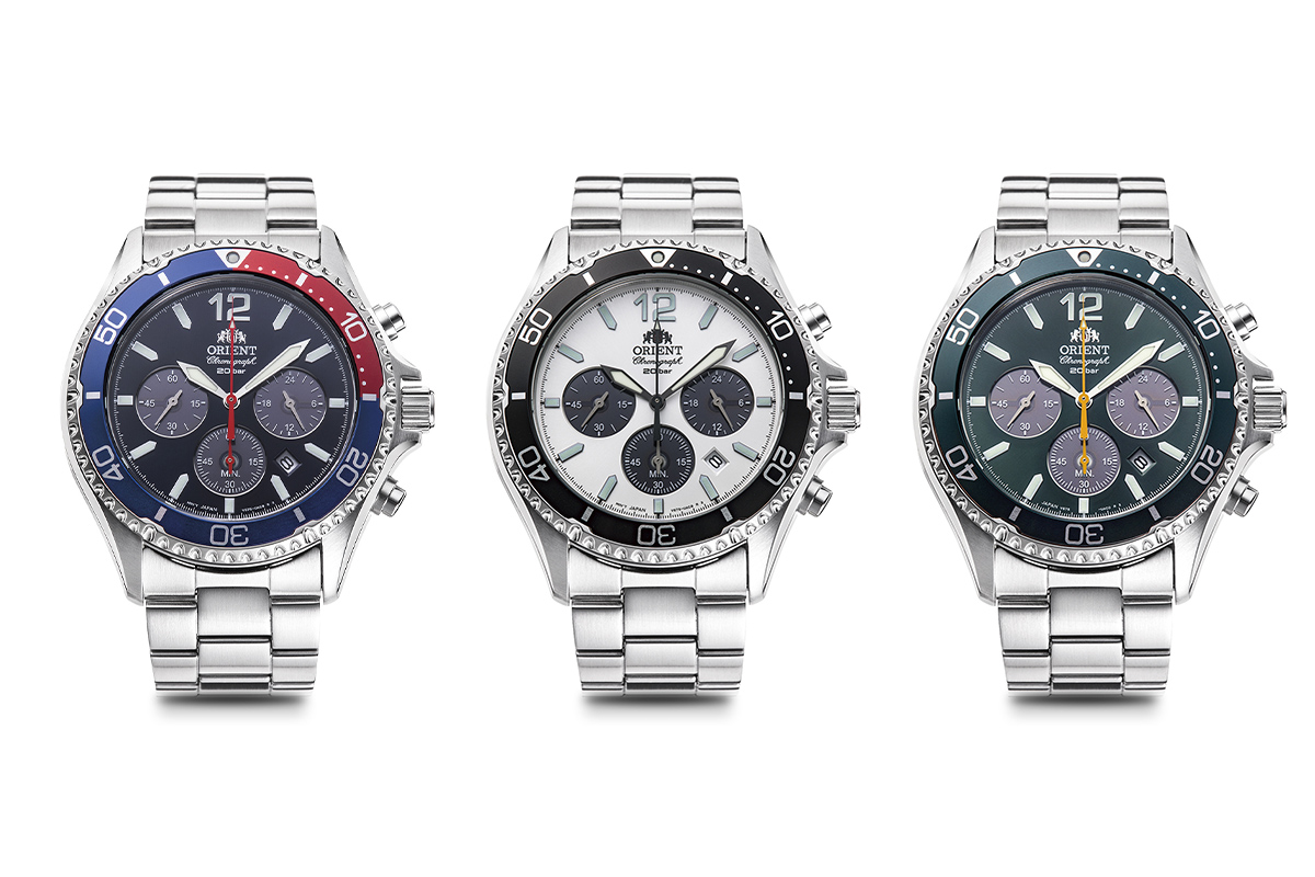 オリエント マコ、初のソーラー発電・クロノグラフ - Impress Watch