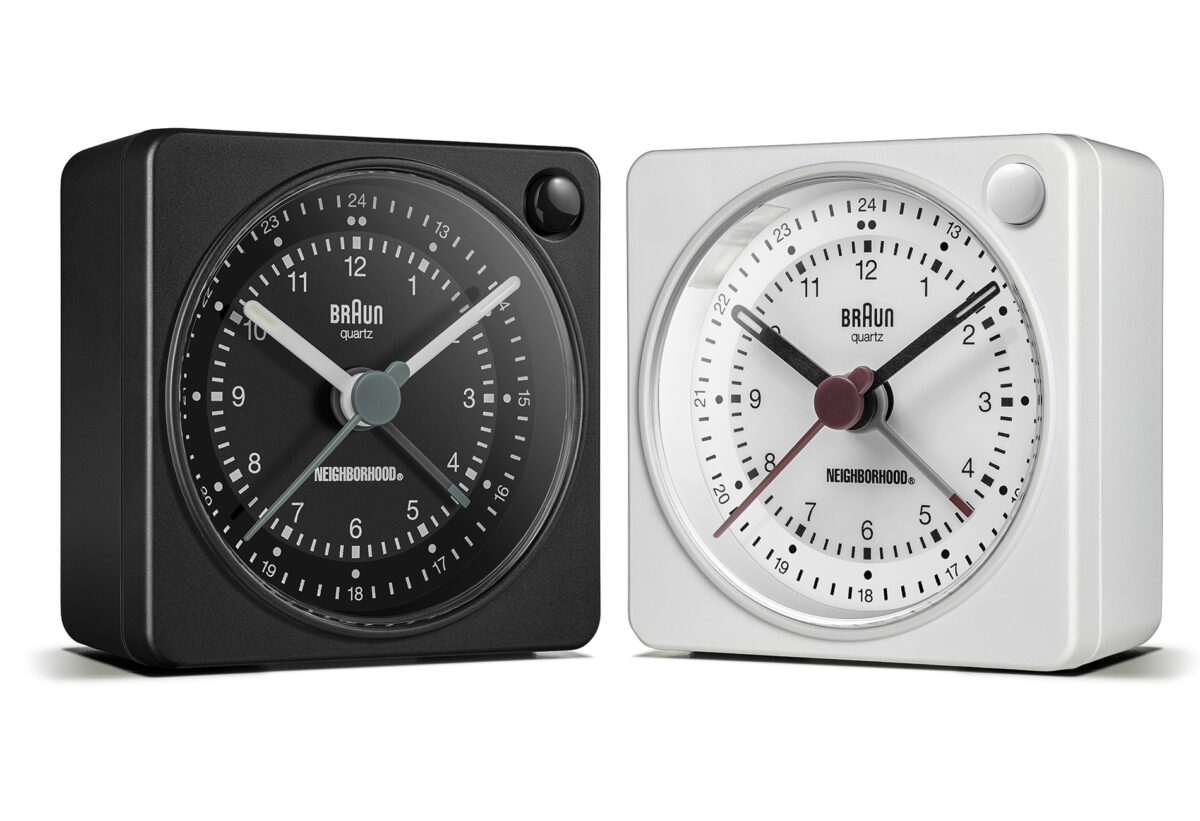 Braun And Neighborhood Co-sign Classic Eighties Alarm Clocks