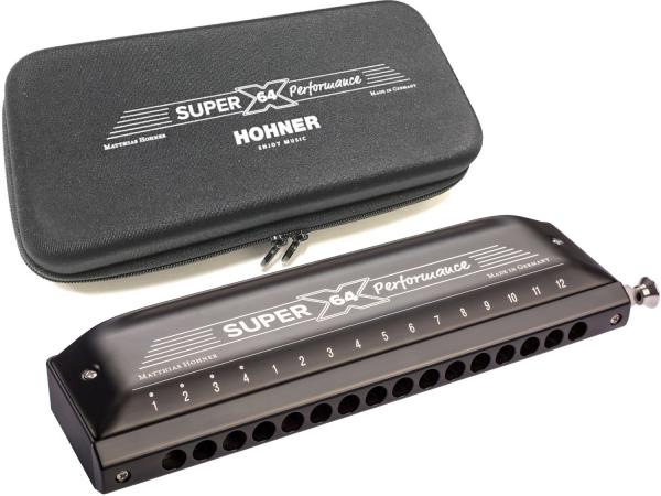 HOHNER ホーナー NEW SUPER 64X 7584/64 クロマチックハーモニカ 16穴