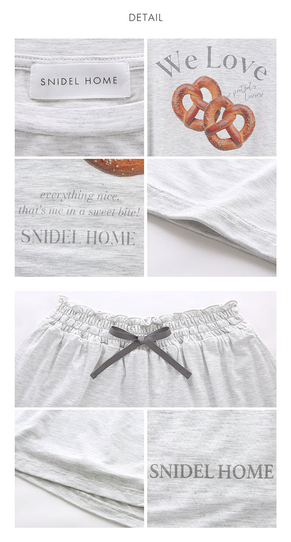 スナイデルホーム 接触冷感 オーバーサイズカットセットアップ SNIDEL