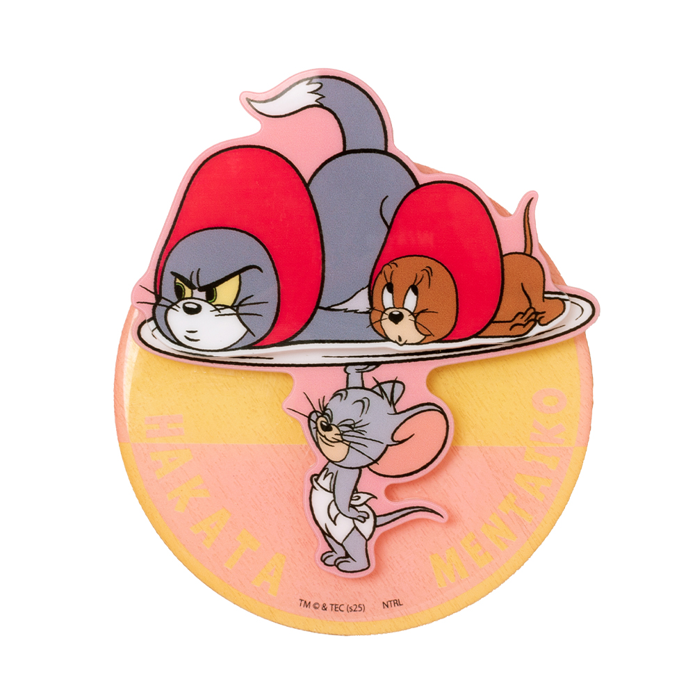 トムとジェリー ご当地 博多 木製3層マグネット - TOM AND JERRY