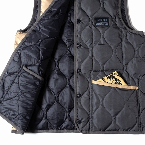 TAION X GRIP SWANY DOWN VEST （タイオンエックスグリップスワニー