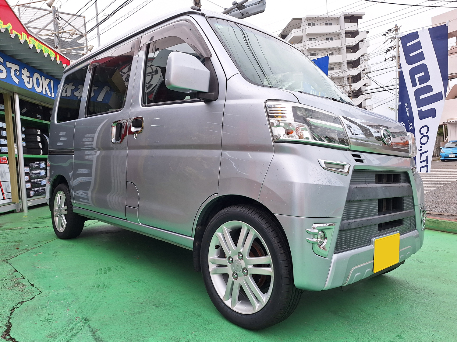 ダイハツ ハイゼット タントカスタム純正ホイール 15×4.5J ZEETEX 165