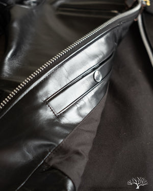 Iron Heart - IHJ-35 - Japanese Horsehide Rider's Jacket - Black